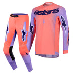 Alpinestars MX Jersey & Pant Kit Deal - SuperTech SCENZ (Hot Coral/Purple)