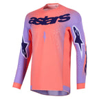 Alpinestars MX Jersey & Pant Kit Deal - SuperTech SCENZ (Hot Coral/Purple)