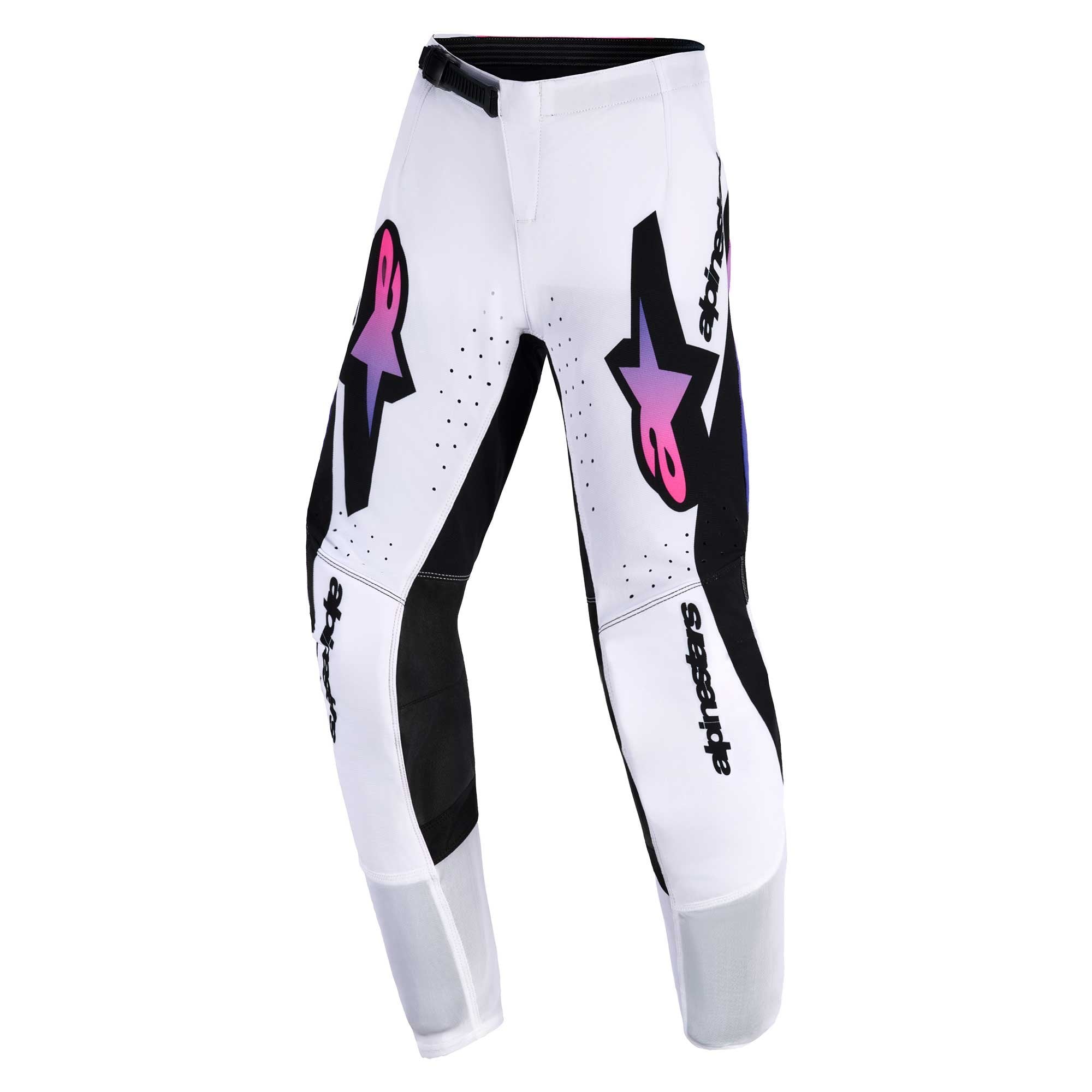 Alpinestars Youth MX Jersey & Pant Kit Deal - SuperTech VISTA (White/Purple/Black)