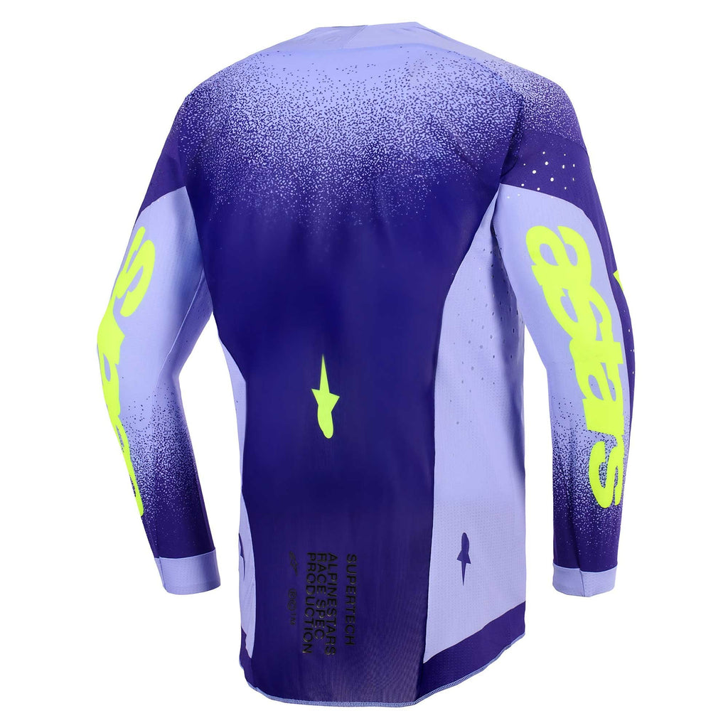 Alpinestars Youth MX Jersey & Pant Kit Deal - SuperTech SCENZ (Purple/Yellow Fluo)