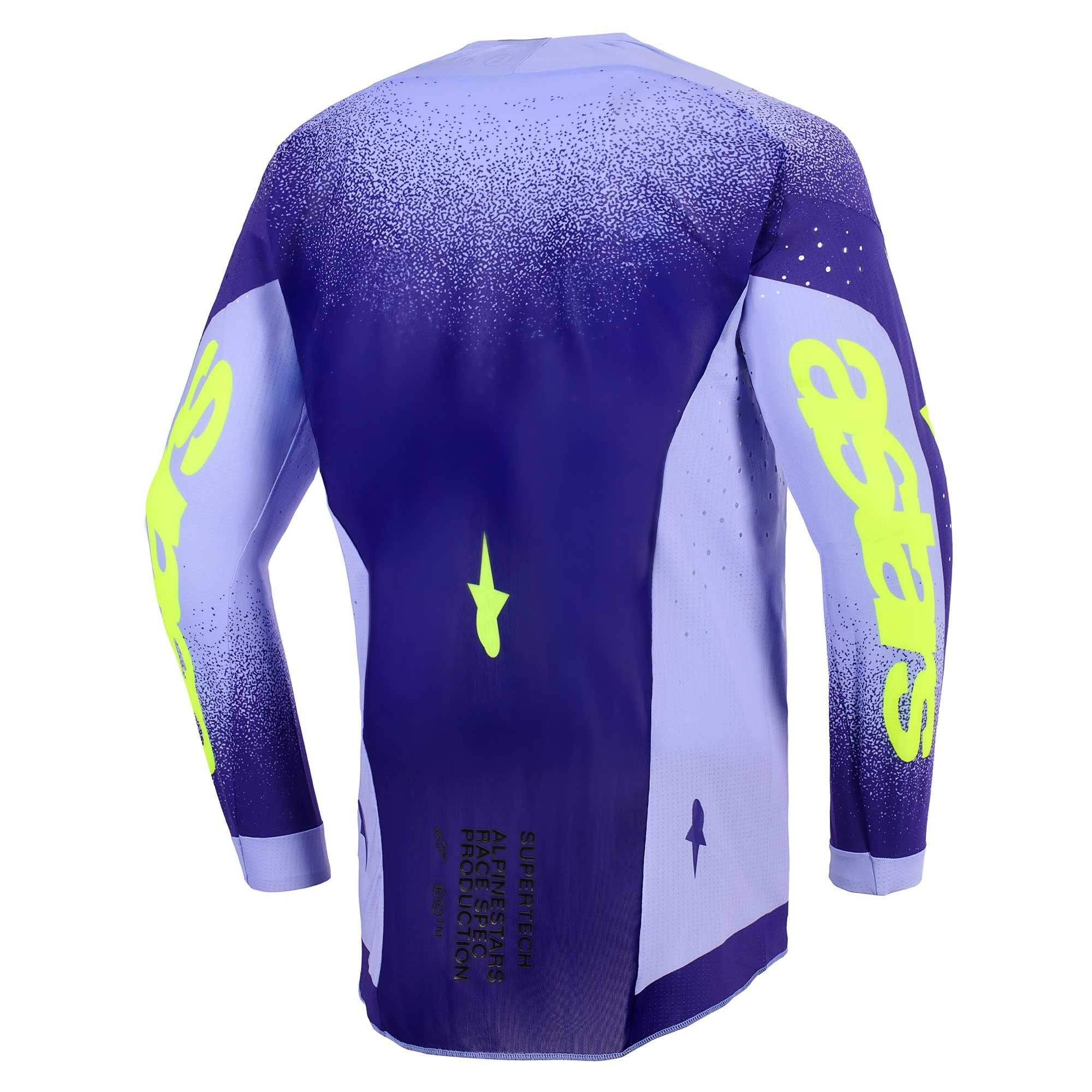 Alpinestars Youth MX Jersey & Pant Kit Deal - SuperTech SCENZ (Purple/Yellow Fluo)