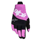 Alpinestars TechStar MX | MTB Gloves (Black/Light Grey/Purple)