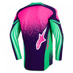 Alpinestars MX Jersey & Pant Kit Deal - TechStar NOMUR (Deep Purple/Green/Pink Fluo)