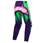 Alpinestars MX Jersey & Pant Kit Deal - TechStar NOMUR (Deep Purple/Green/Pink Fluo)