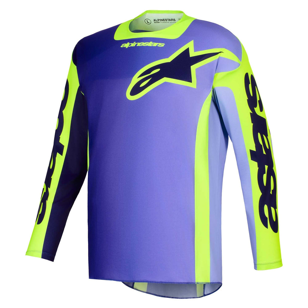 Alpinestars (MX26) MX Jersey - Racer PORTL (Purple/Yellow Fluo)