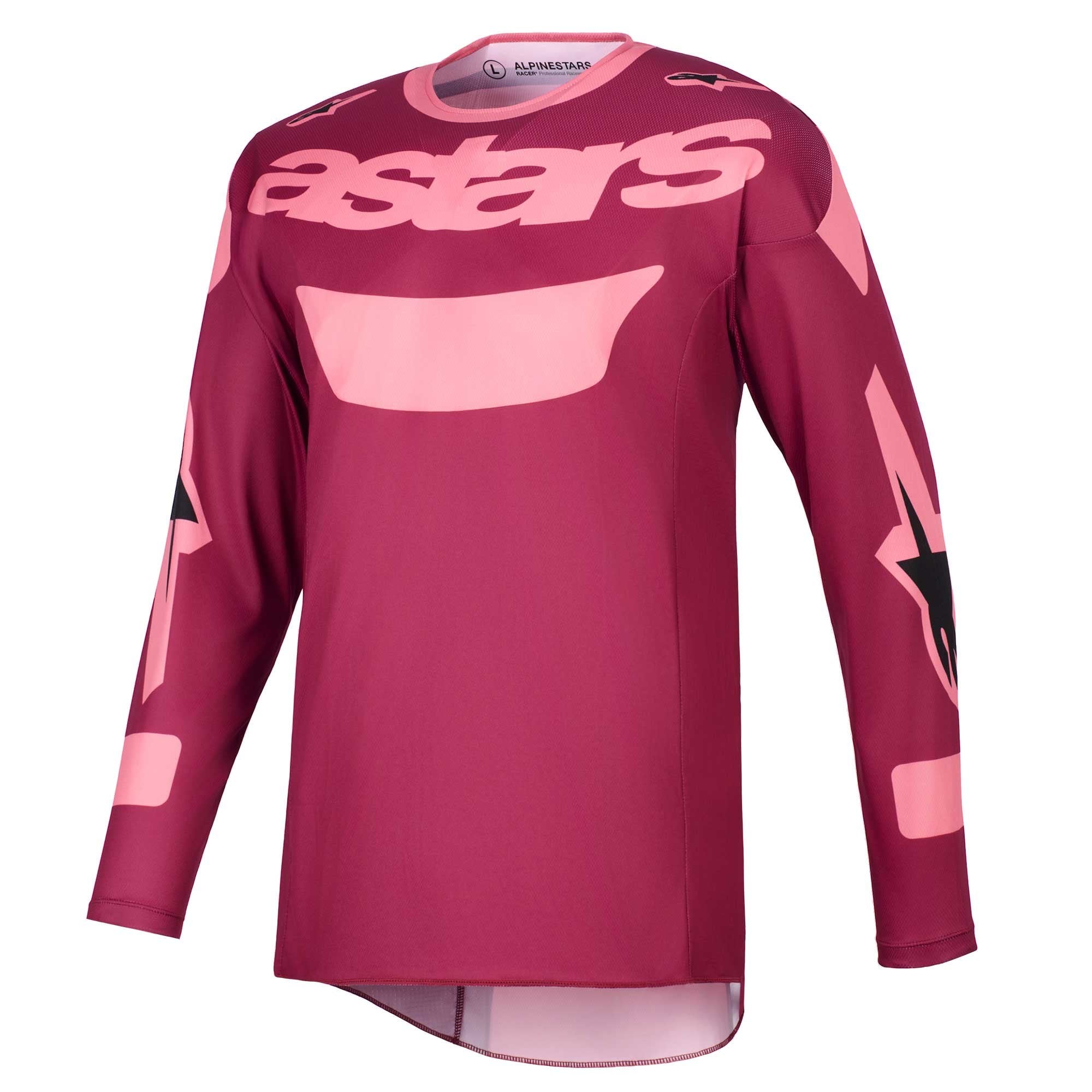 Alpinestars MX Jersey & Pant Kit Deal - Racer RIWAY (Dark Red/Coral)