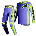 Alpinestars MX Jersey & Pant Kit Deal - Racer PORTL (Purple/Yellow Fluo)