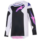 Alpinestars (MX26) Youth MX Jersey - Fluid GRID (Black/Light Grey/Purple)