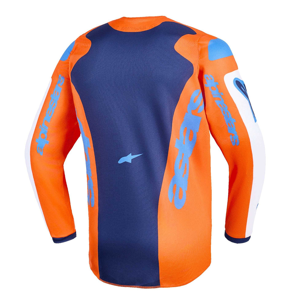 Alpinestars (MX26) Youth MX Jersey - Fluid GRID (Orange/UCLA Blue)