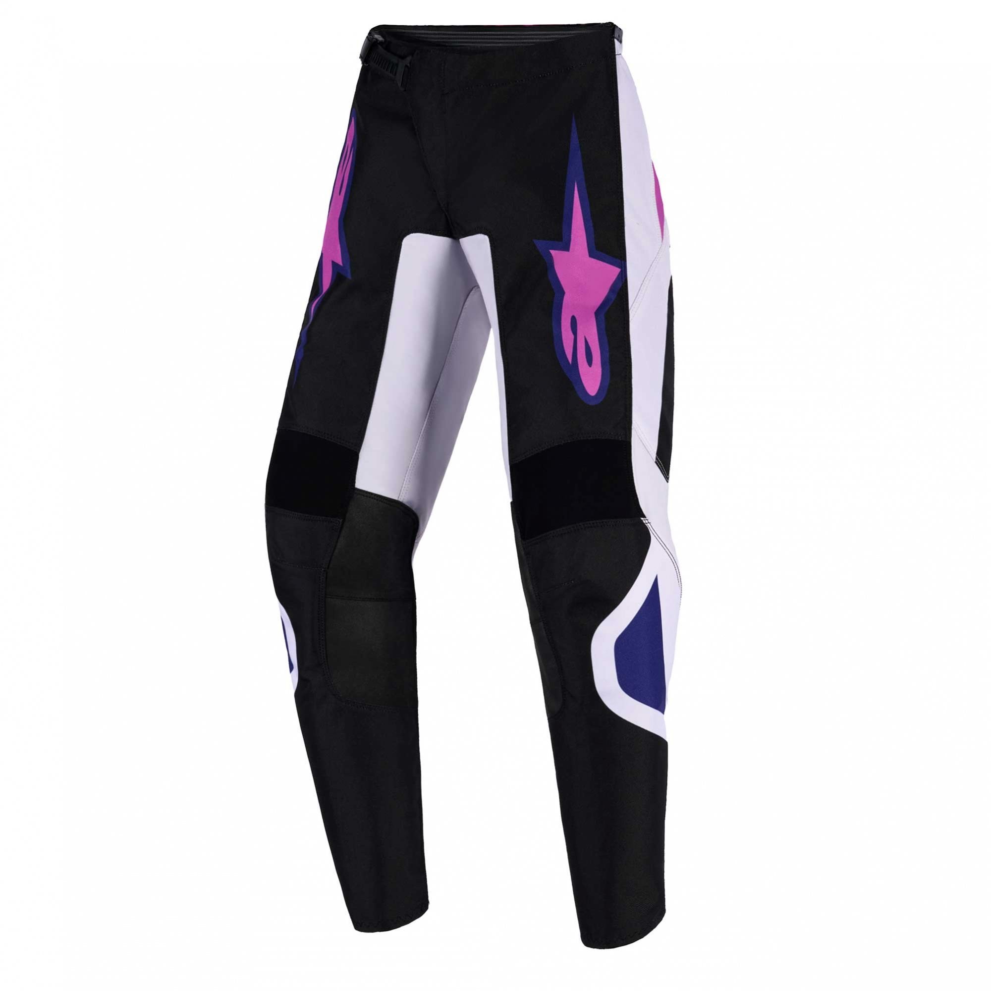 Alpinestars Youth MX Jersey & Pant Kit Deal - Fluid GRID (Black/Light Grey/Purple)