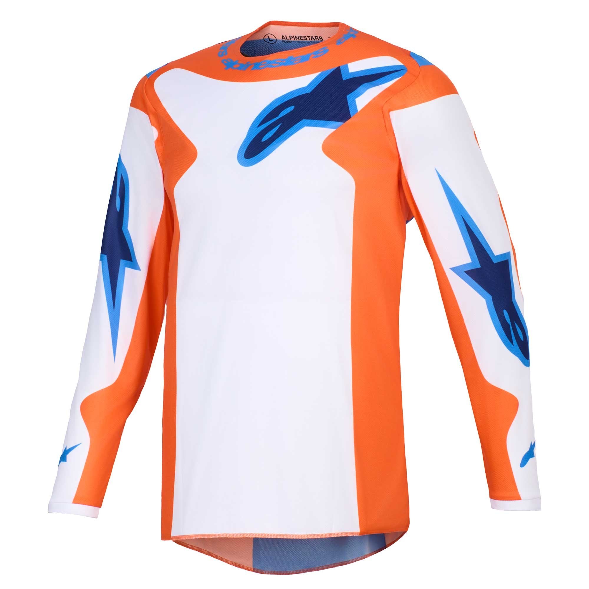 Alpinestars (MX26) MX Jersey - Fluid GRID (Orange/UCLA Blue)