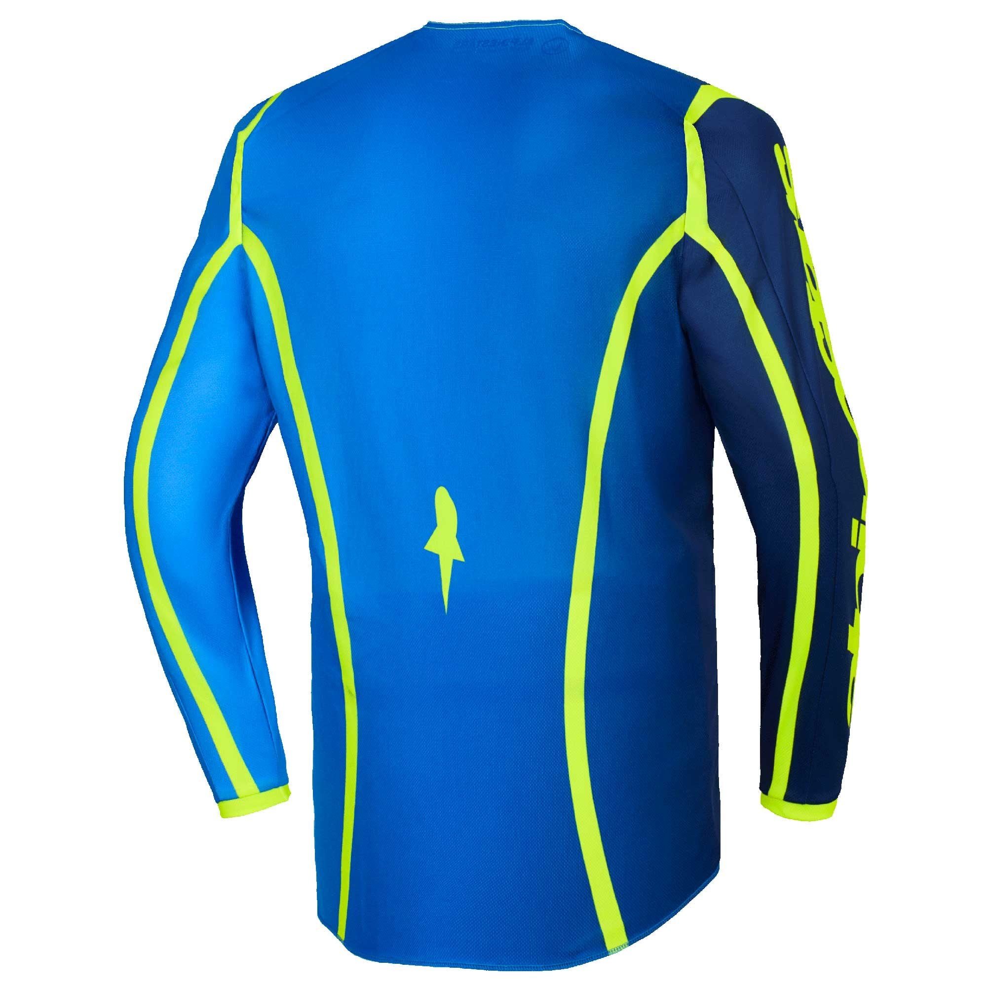Alpinestars (MX26) MX Jersey - Fluid APEX (Blue/Yellow Fluo)