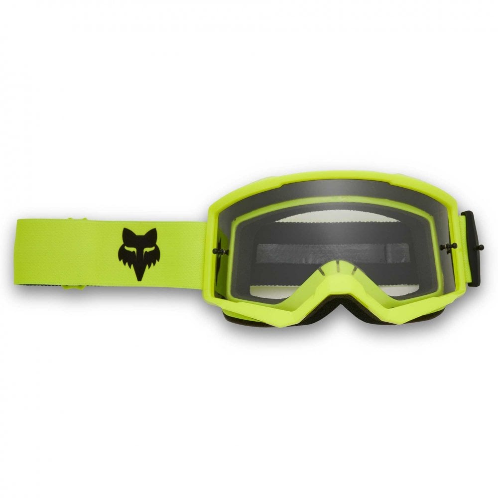 FOX Racing MX | MTB Youth Goggles - MAIN CORE (Flo Yellow) Clear Lens
