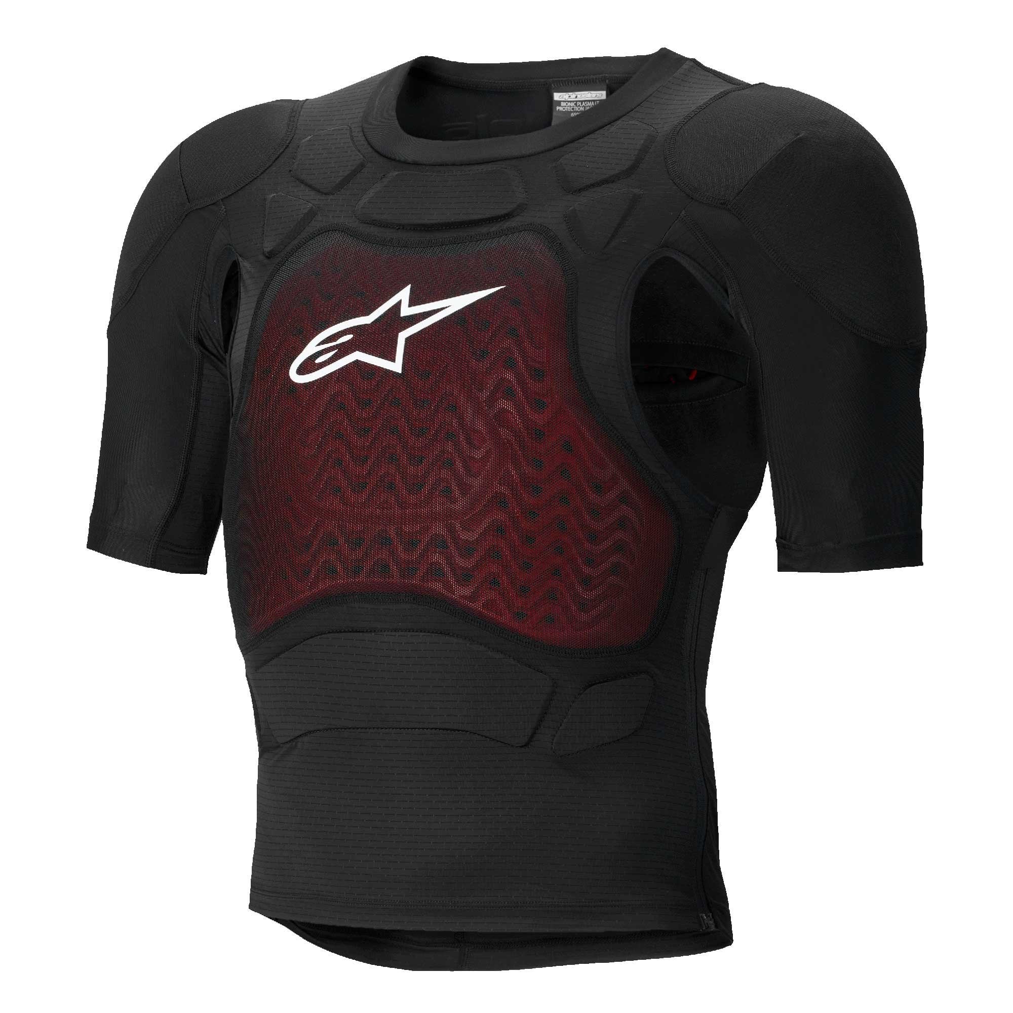Alpinestars Bionic PLASMA LT Short Sleeve MX | Enduro | MTB Armoured Protection Jacket (Black/White)
