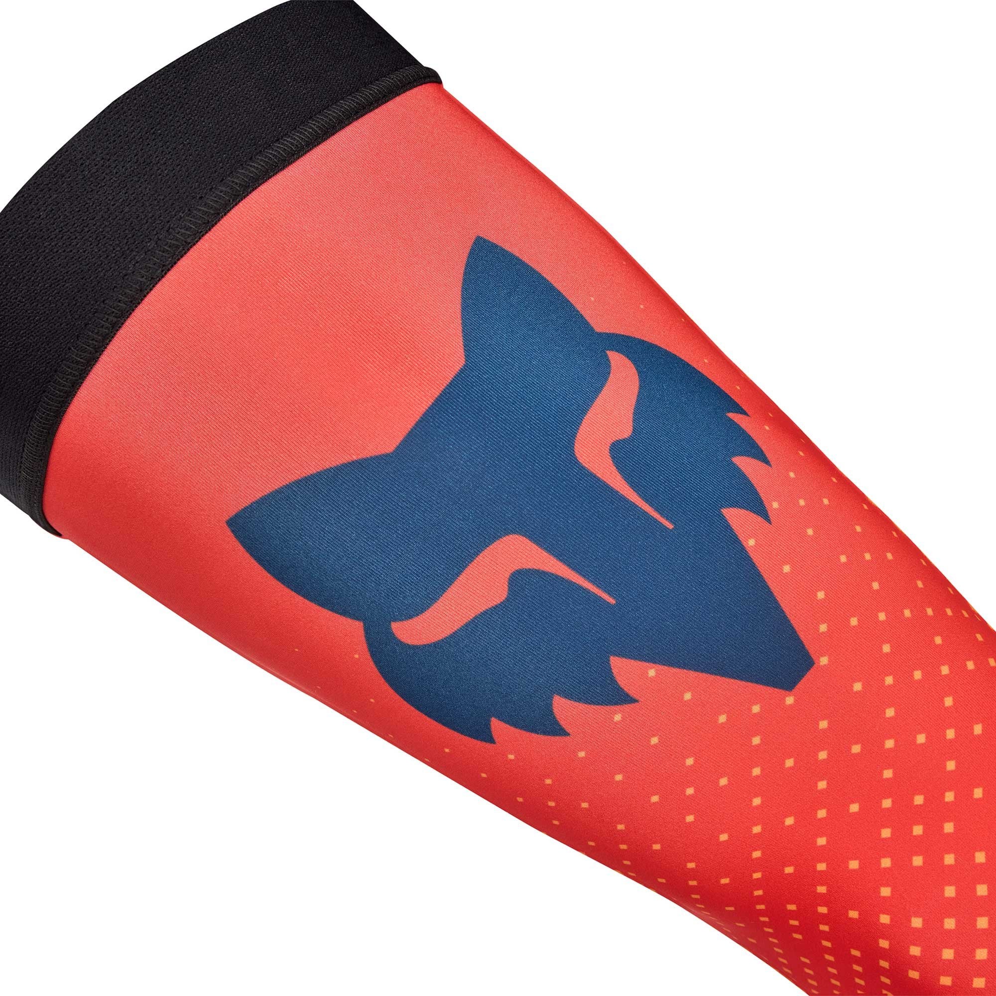 FOX Racing MX Socks - FLEXAIR FRACTURE Knee Brace (Tangerine/Black)