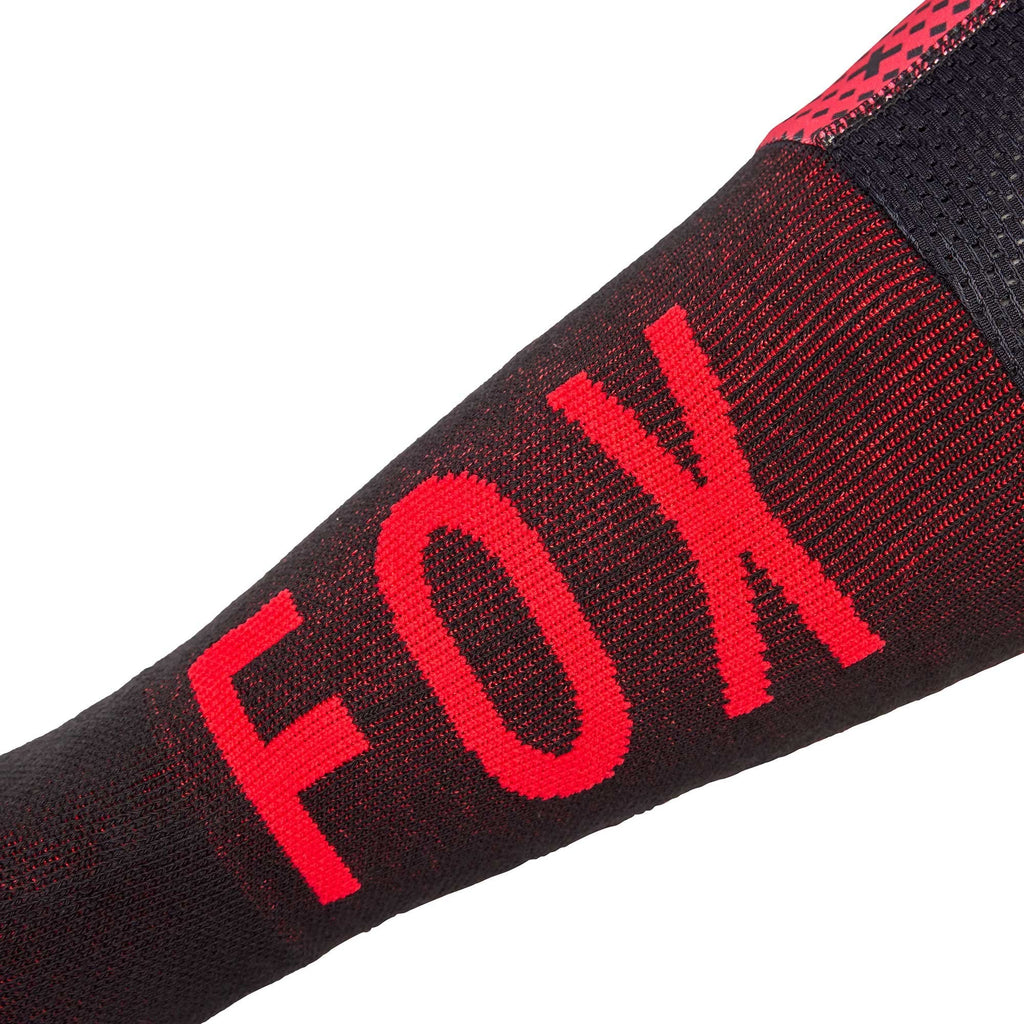 FOX Racing MX Socks - FLEXAIR FRACTURE Knee Brace (Fluo Red/Black)