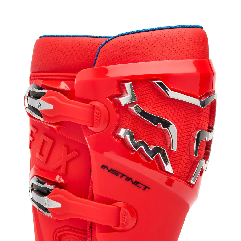 FOX Racing Motocross Boots - INSTINCT 3.0 (Fluo Red)