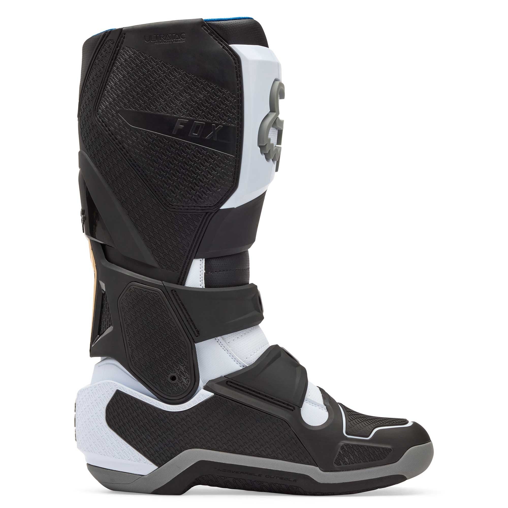 FOX Racing Motocross Boots - INSTINCT 3.0 (White/Black/Grey)