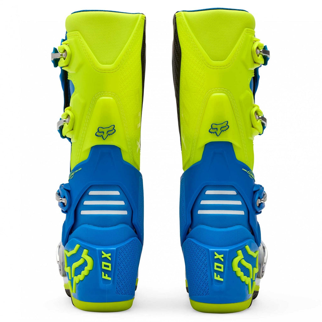 FOX Racing Motocross Boots - MOTION 2.0 (Blue/Yellow)