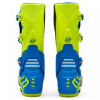 FOX Racing Motocross Boots - MOTION 2.0 (Blue/Yellow)