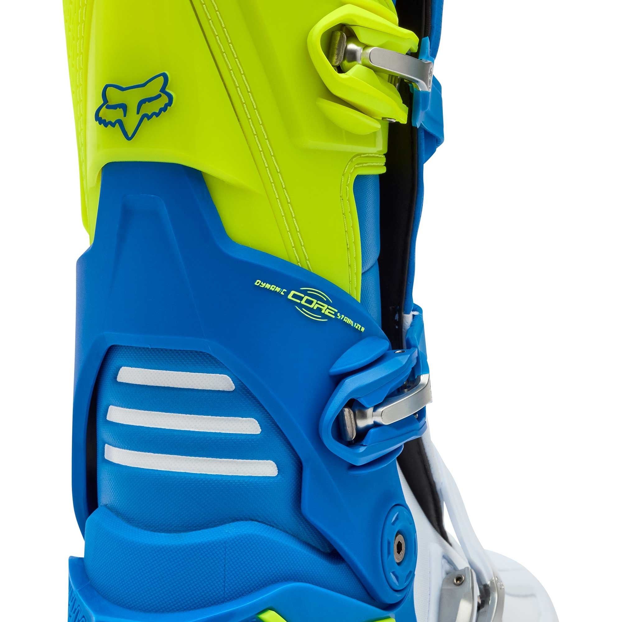 FOX Racing Motocross Boots - MOTION 2.0 (Blue/Yellow)