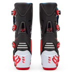 FOX Racing Motocross Boots - MOTION 2.0 (White/Fluo Red/Black)