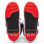 FOX Racing Motocross Boots - MOTION 2.0 (White/Fluo Red/Black)