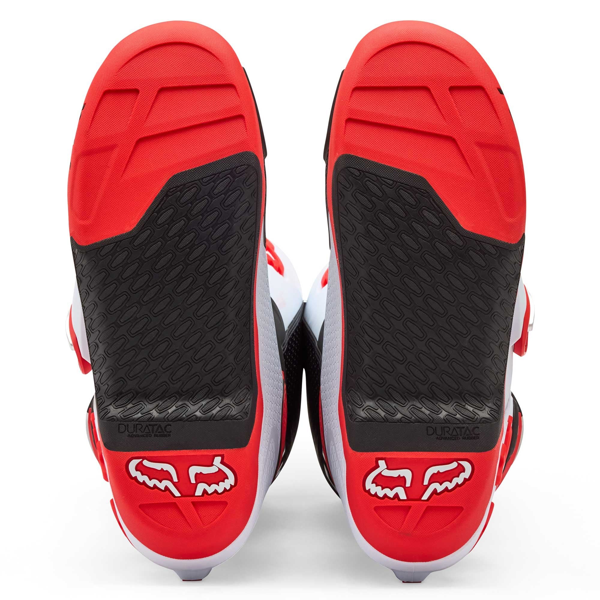 FOX Racing Motocross Boots - MOTION 2.0 (White/Fluo Red/Black)
