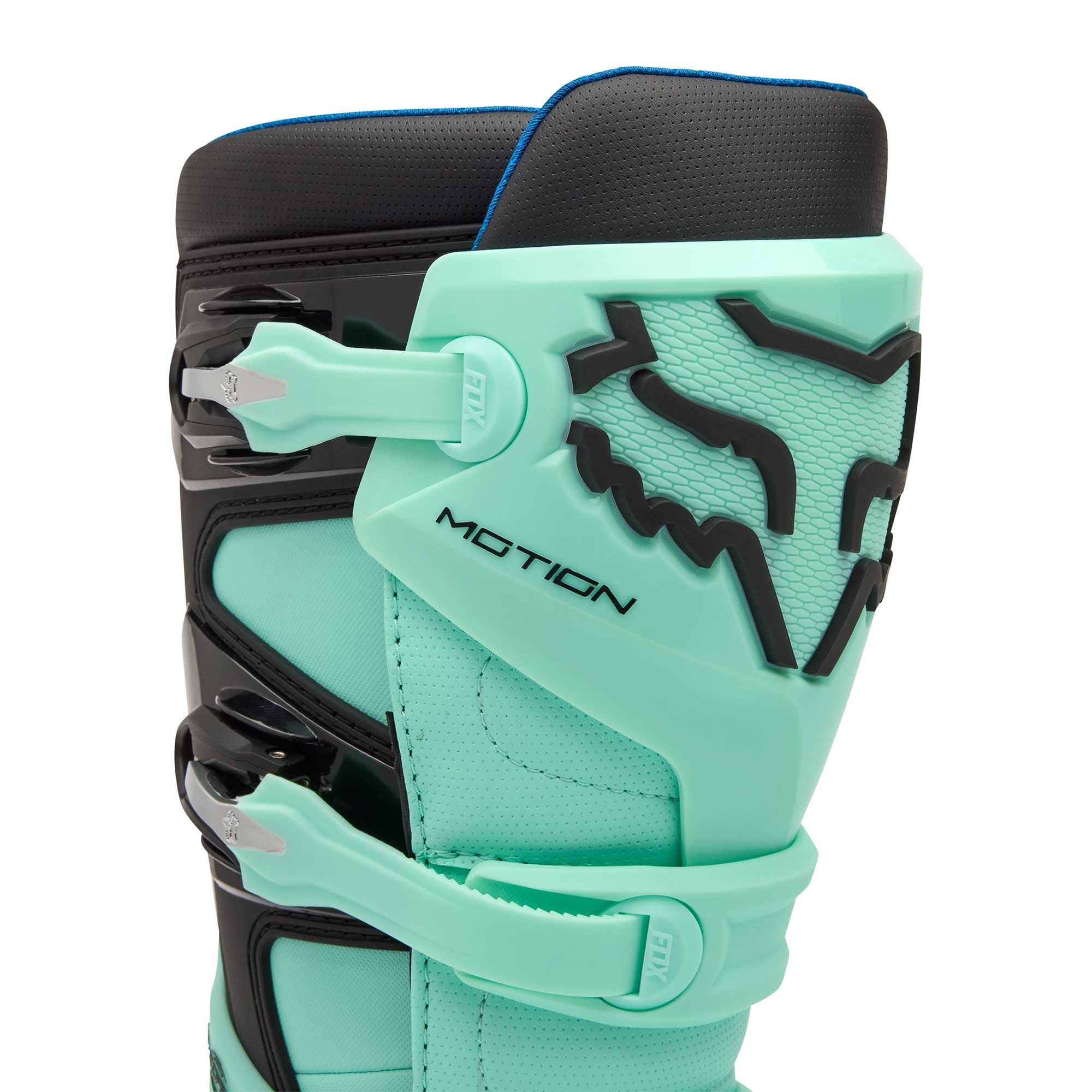 FOX Racing Motocross Boots - MOTION 2.0 (Teal/Black)