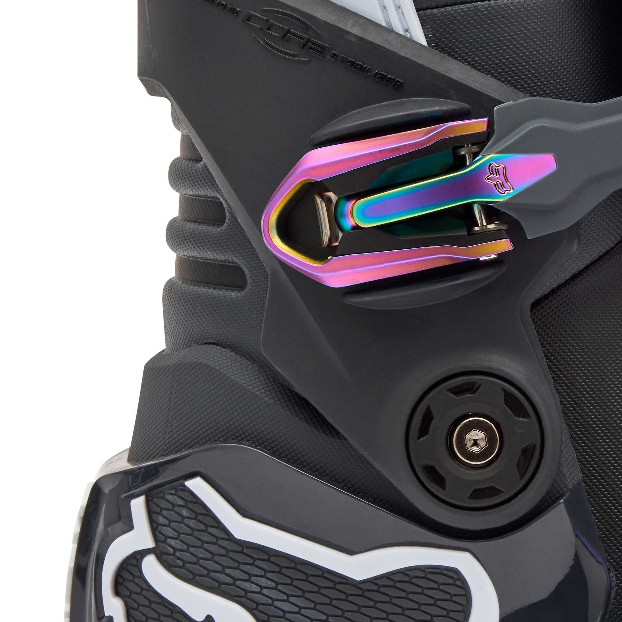 FOX Racing Motocross Boots - MOTION 2.0 (Black/Grey/White)
