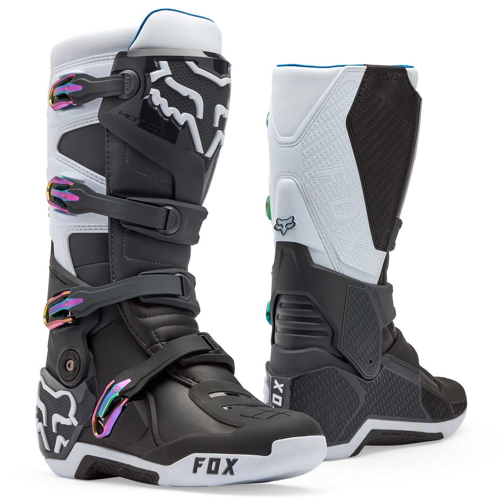 FOX Racing Motocross Boots - MOTION 2.0 (Black/Grey/White)