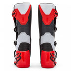 FOX Racing Motocross Boots - COMP (White/Fluo Red/Black)