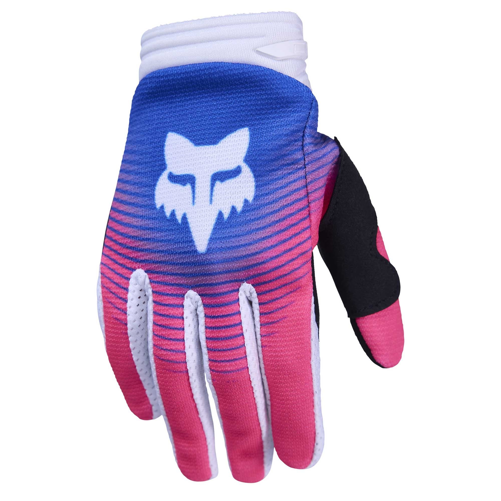 FOX Racing Youth MX Gloves - 180 COLLECT (Blue/Pink/White)