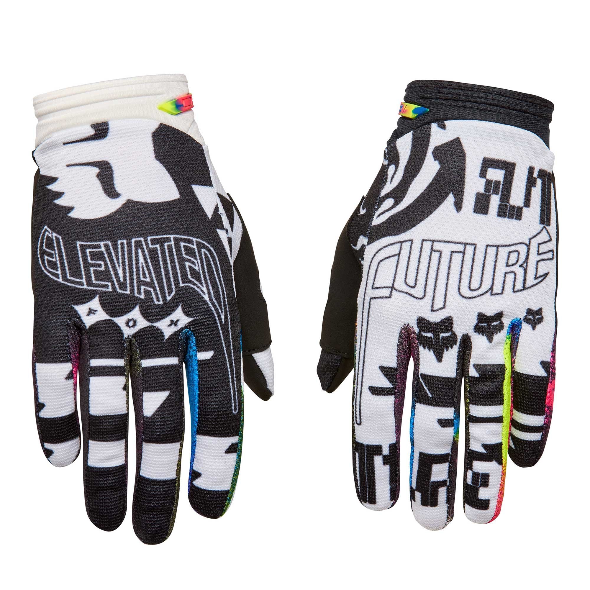 FOX Racing MX | Enduro | MTB Gloves - 180 IMAGE COSMO (White/Black)
