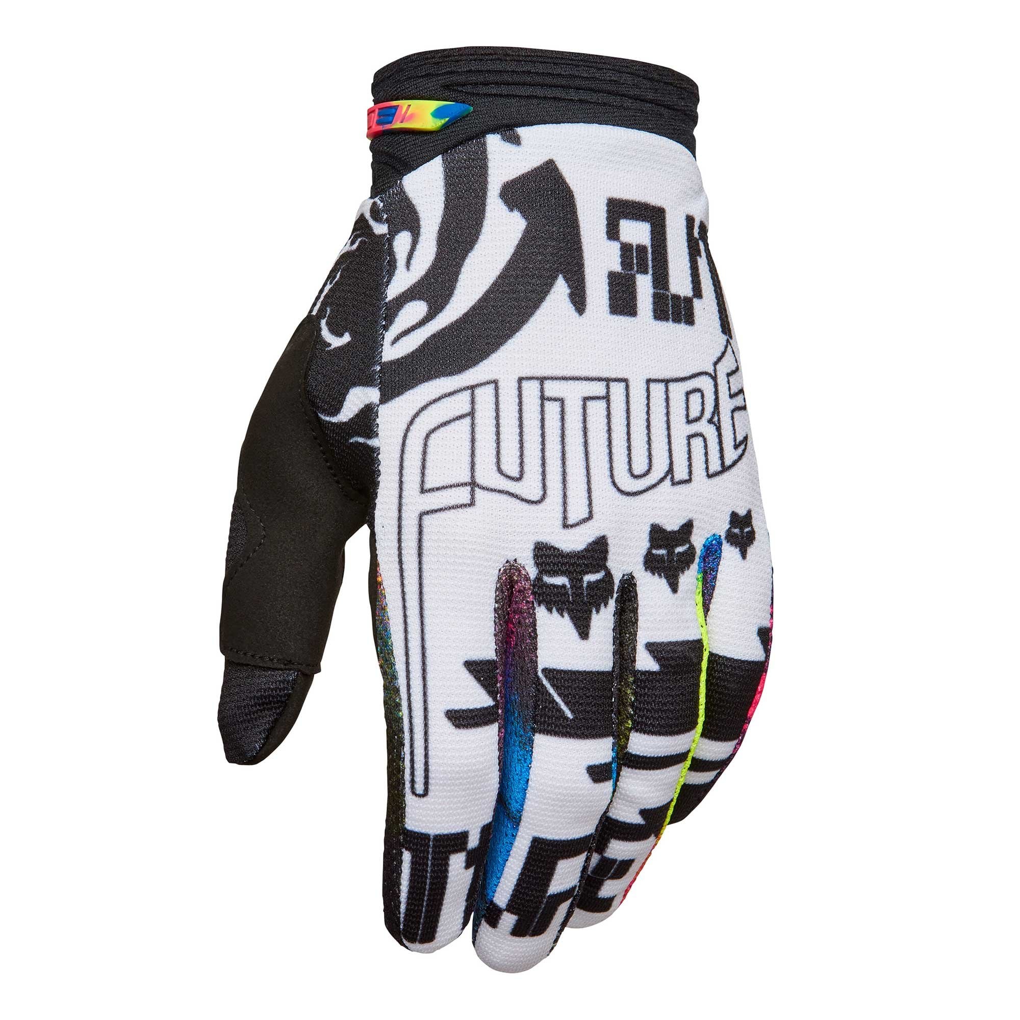 FOX Racing MX | Enduro | MTB Gloves - 180 IMAGE COSMO (White/Black)