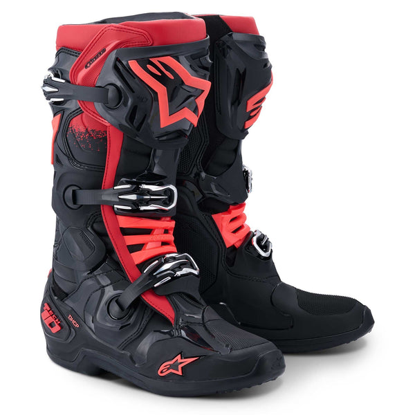 Alpinestars (MX26) MX Boots - Tech 10 (Black/Red) - Boots – Bikers