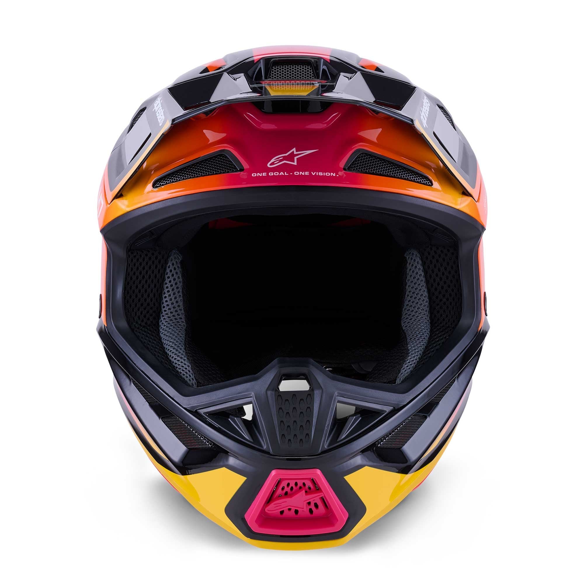 Alpinestars (MX26) MX Helmet - S-M7 RISE (Black/Yellow/Pink Gloss)