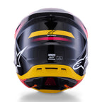 Alpinestars S-M7 RISE MX | Enduro Helmet (Black/Yellow/Pink Gloss)