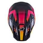 Alpinestars S-M7 RISE MX | Enduro Helmet (Black/Yellow/Pink Gloss)