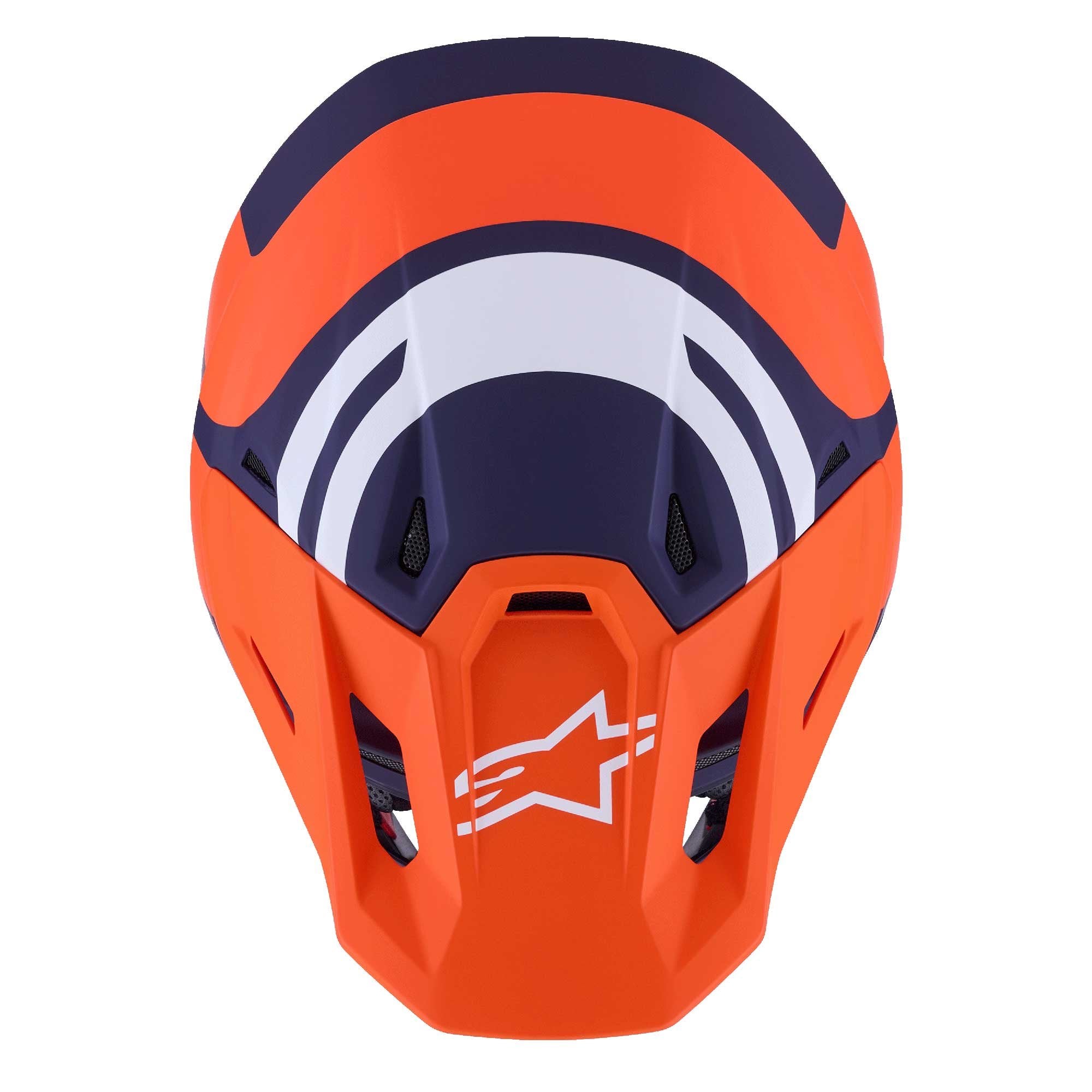 Alpinestars S-M7 CORE MX | Enduro Helmet (Orange/Blue Matt)