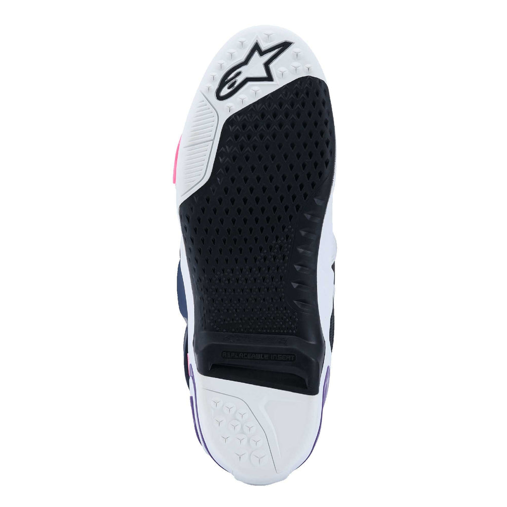 Alpinestars (MX26) MX Boots - Tech 10 (White/Violet/Navy Blue/Pink Fluo)