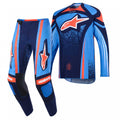 Alpinestars MX Jersey & Pant Kit Deal - TechStar NOMUR (Dark Navy/Orange/UCLA Blue)