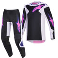 Alpinestars MX Jersey & Pant Kit Deal - Fluid GRID (Black/Light Grey/Purple)