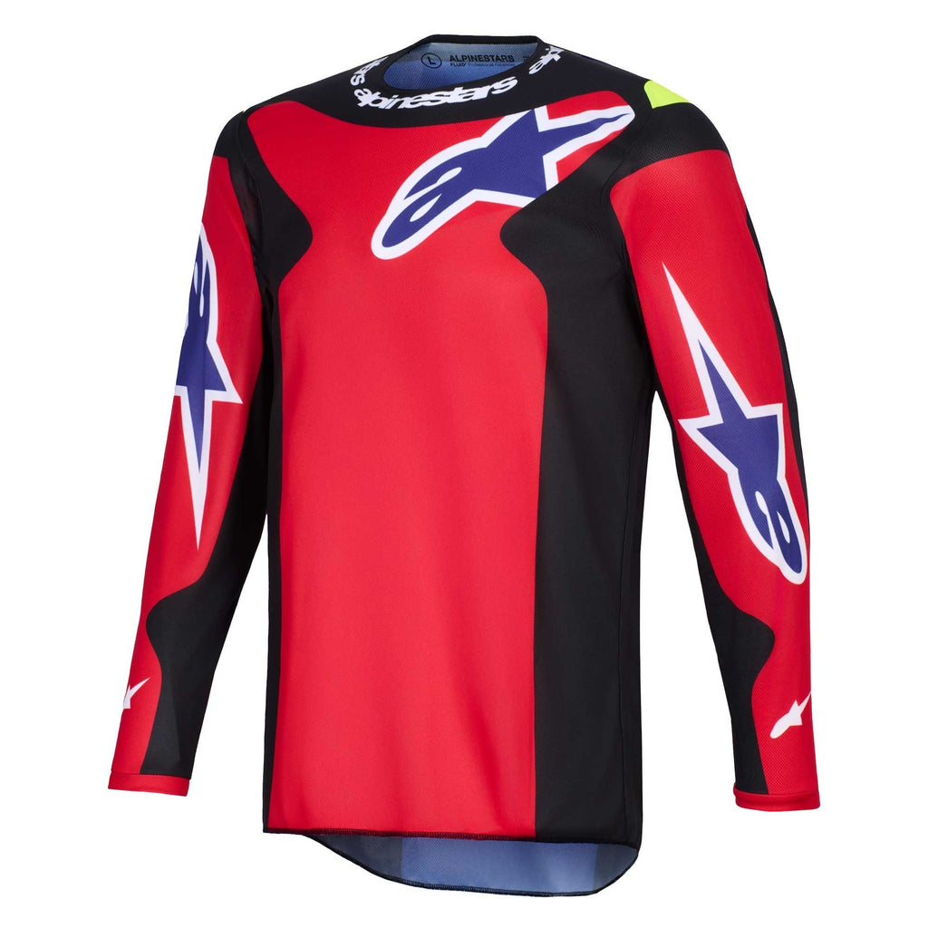 Alpinestars MX Jersey & Pant Kit Deal - Fluid GRID (Red/Black/Purple)