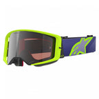 Alpinestars MX | MTB Vision SuperTech Goggles CORP (Purple/Yellow Fluo) Mirror Silver Lens