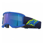 Alpinestars MX | MTB Vision 5 Goggles CORP (Blue/Yellow Fluo) Mirror Blue Lens