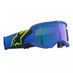 Alpinestars MX | MTB Vision 5 Goggles CORP (Blue/Yellow Fluo) Mirror Blue Lens