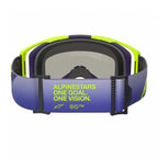 Alpinestars MX | MTB Vision 8 Goggles CORP (Purple/Yellow Fluo) Mirror Blue Lens