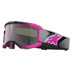 Alpinestars MX | MTB Vision 5 Goggles LAHND (Iron Pink Fluo) Mirror Silver Lens