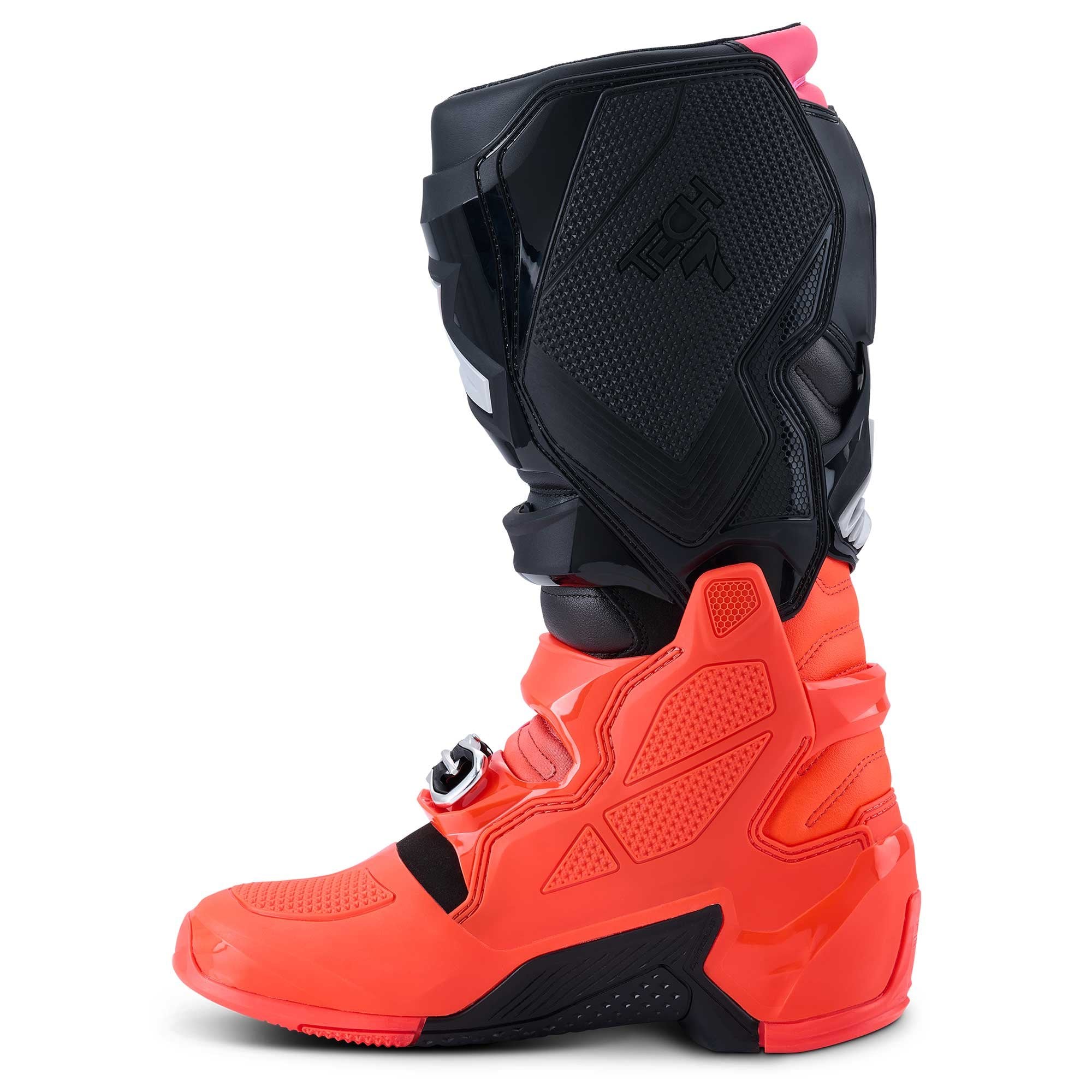 Alpinestars MX Boots - Tech 7 **NEW Model** (Black/Red Fluo/Pink Fluo)